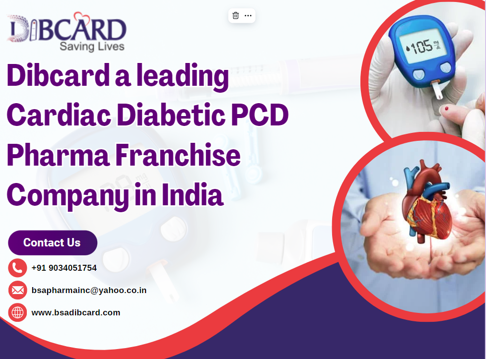 citriclabs | Dibcard a Leading Cardiac Diabetic PCD Pharma Franchise Company in India